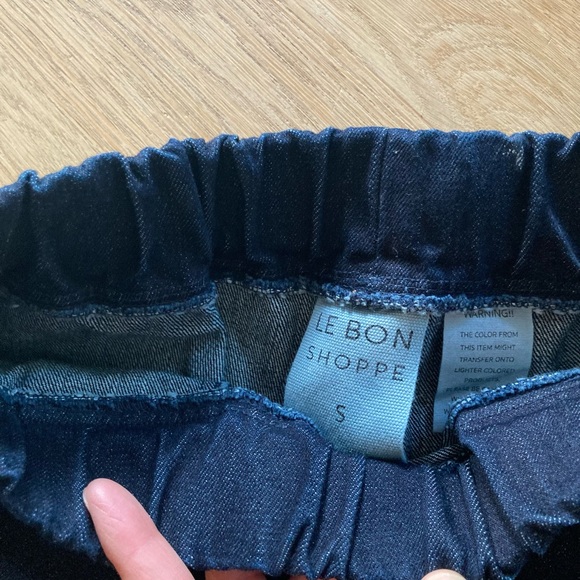 Le Bon Shoppe Arc Pants in Raw Denim - Picture 4 of 6